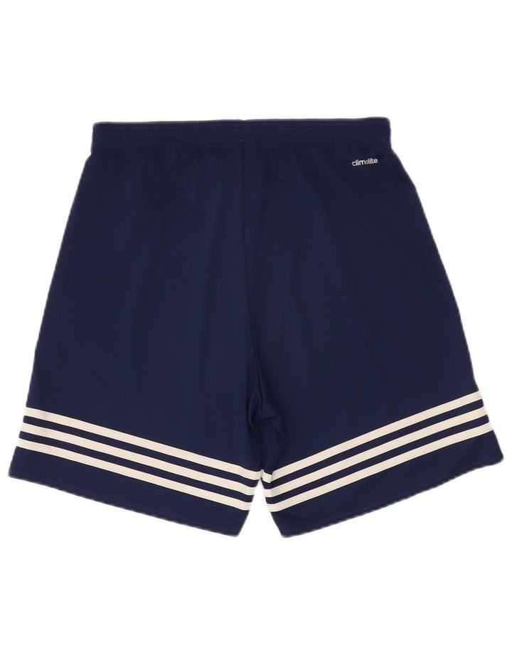 Adidas Hommes Climalite Sport Shorts Petit Bleu Marine Polyester