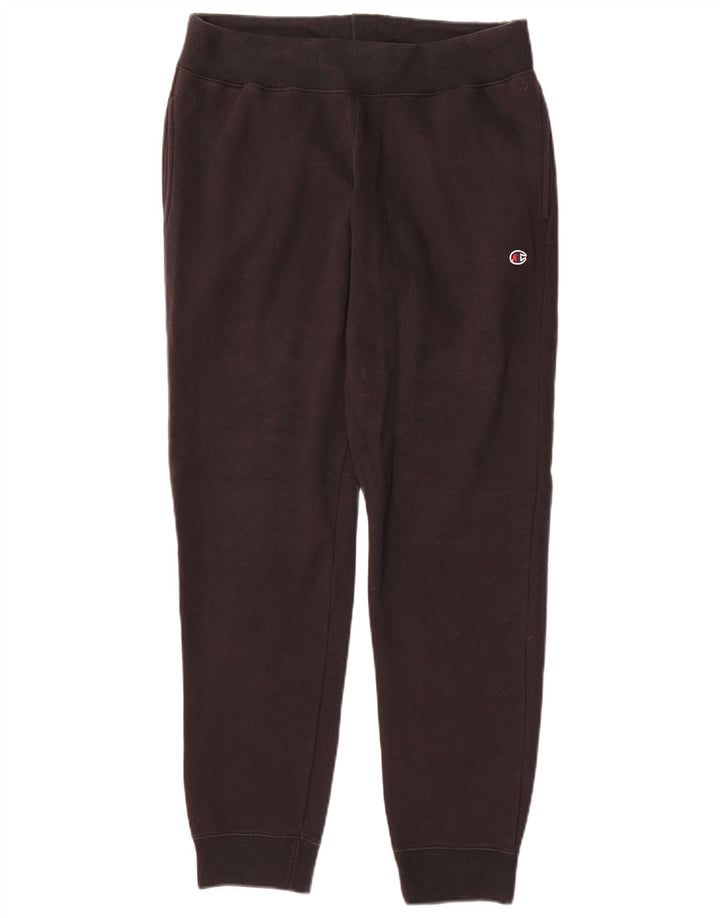 CHAMPION Mens Tracksuit Trousers Joggers Medium  Black