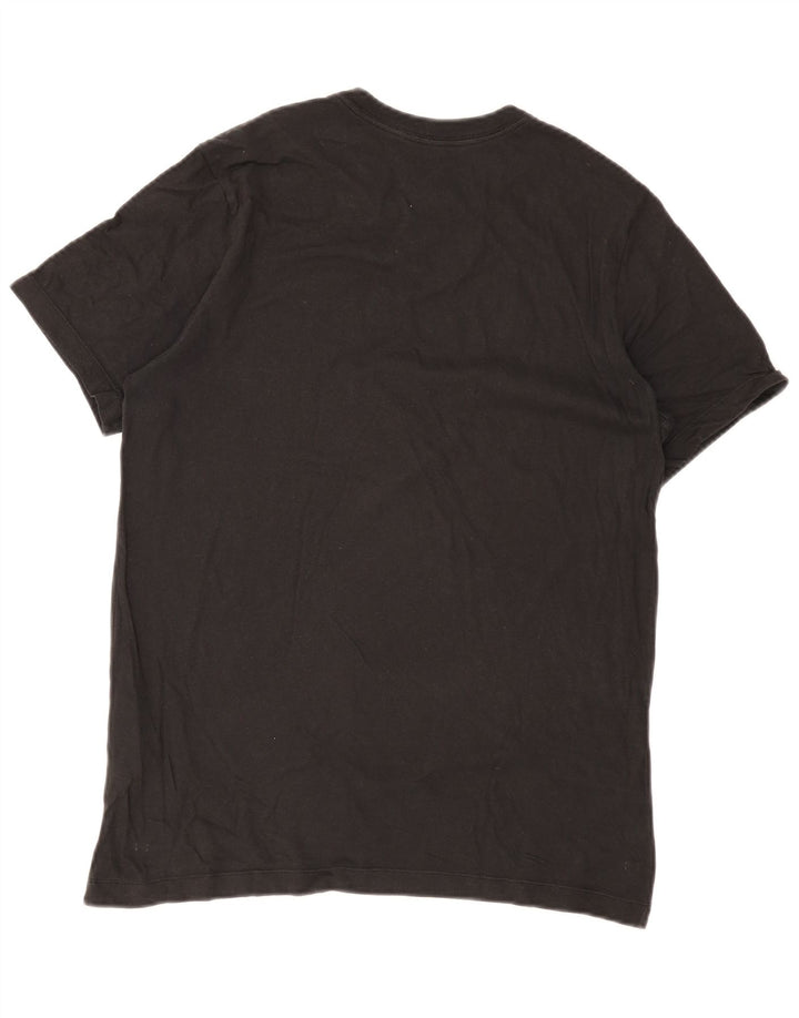 Nike T-shirt graphique pour homme en coton noir moyen