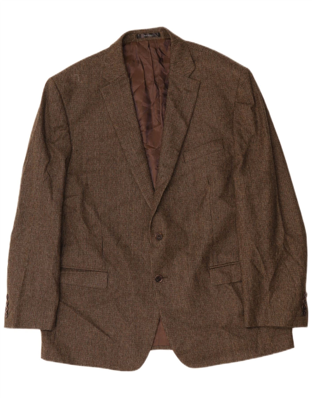 Ralph Lauren Veste blazer à 2 boutons pour homme UK 46 XL Laine marron