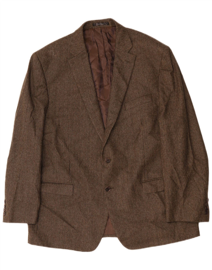 Ralph Lauren Veste blazer à 2 boutons pour homme UK 46 XL Laine marron