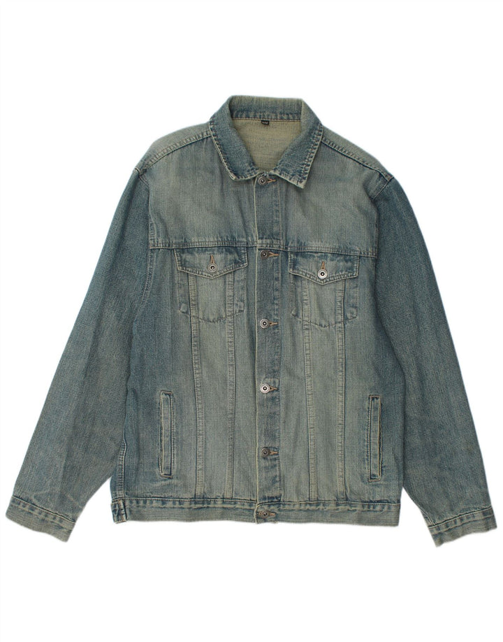 ANGELO LITRICO Veste en Jean Homme IT 56 3XL Bleu Coton