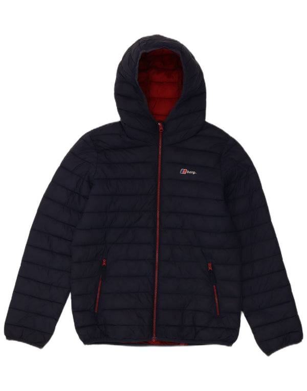 Berghaus Veste matelassée à capuche garçon 12-13 ans bleu marine