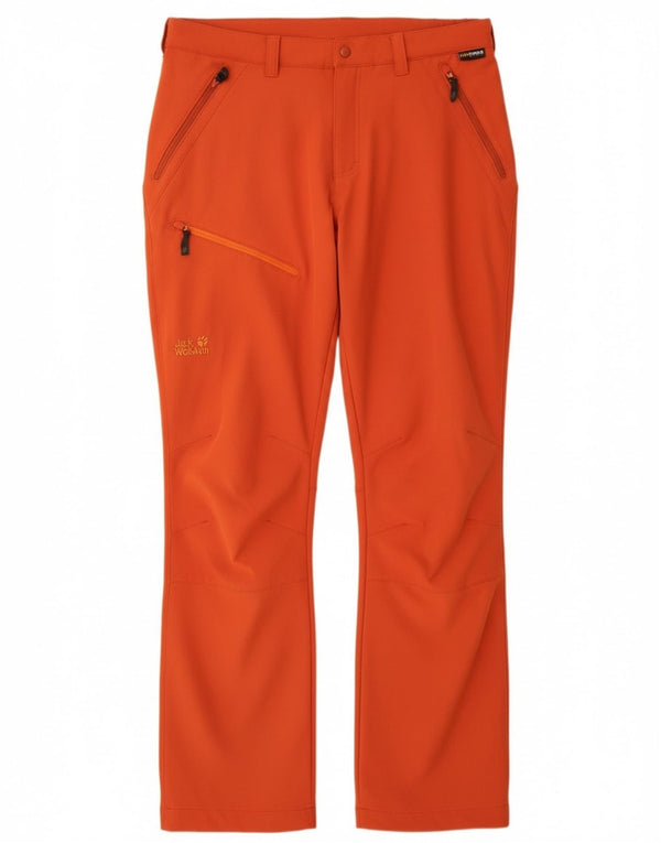 Jack Wolfskin Pantalon coupe-vent droit pour homme UK 40 Large W34 L32 Orange