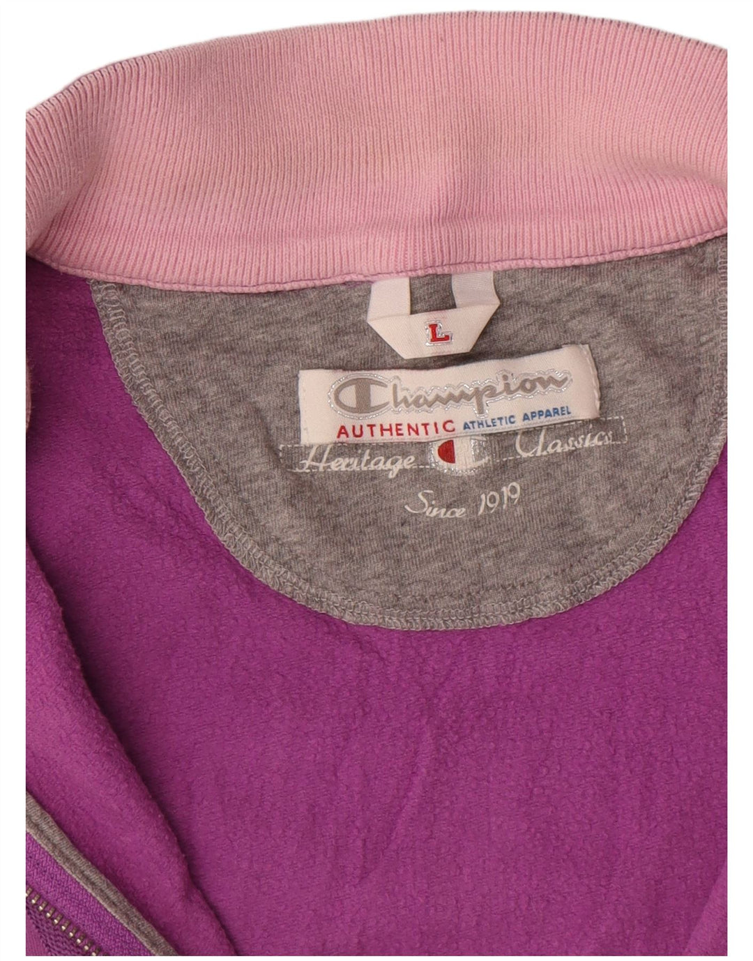 Champion Veste de survêtement Heritage Classics pour femme UK 16 Large Rose