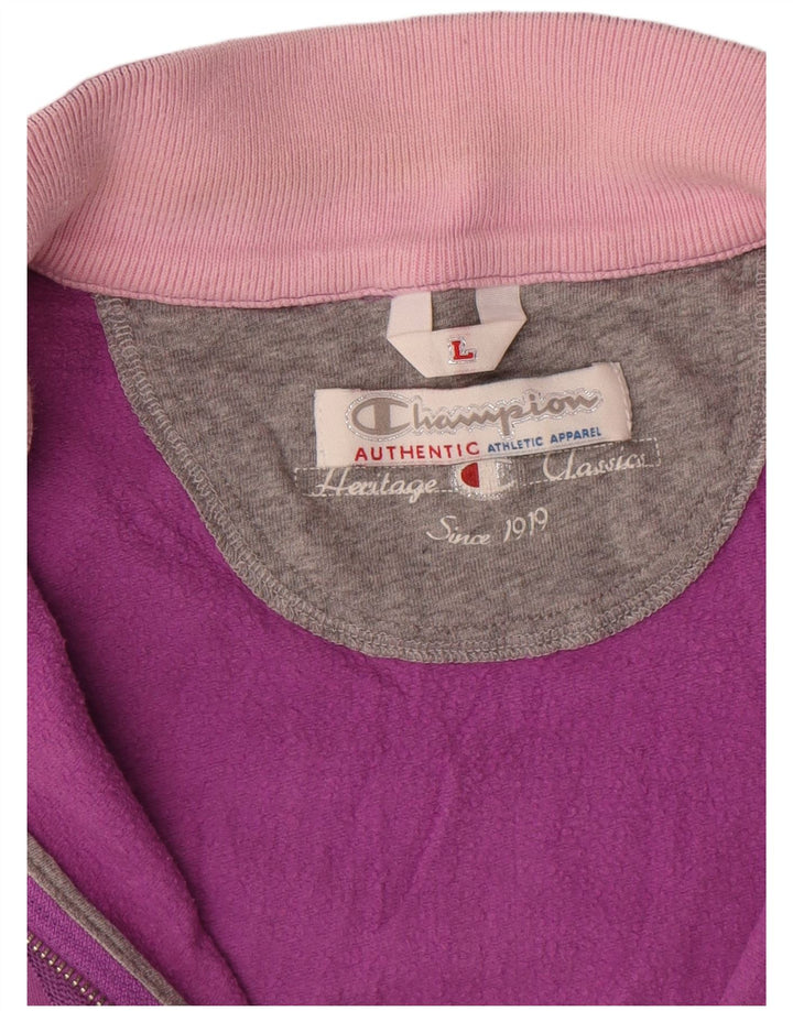 Champion Veste de survêtement Heritage Classics pour femme UK 16 Large Rose