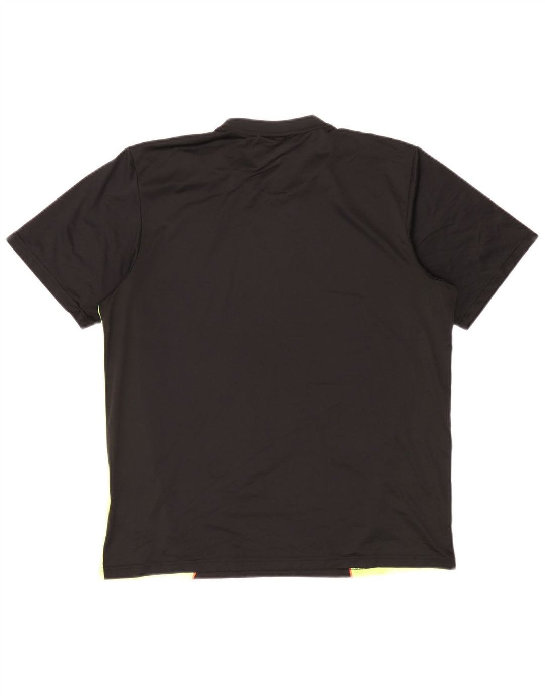 Adidas T-shirt graphique pour homme en polyester color block noir moyen