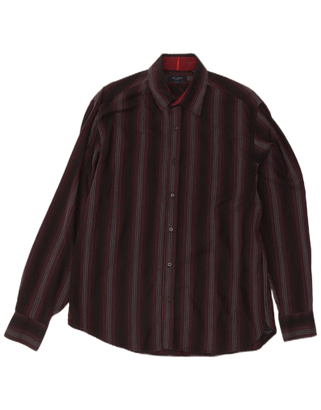 Ted Baker Chemise Homme Taille 5 XL Noir Rayé