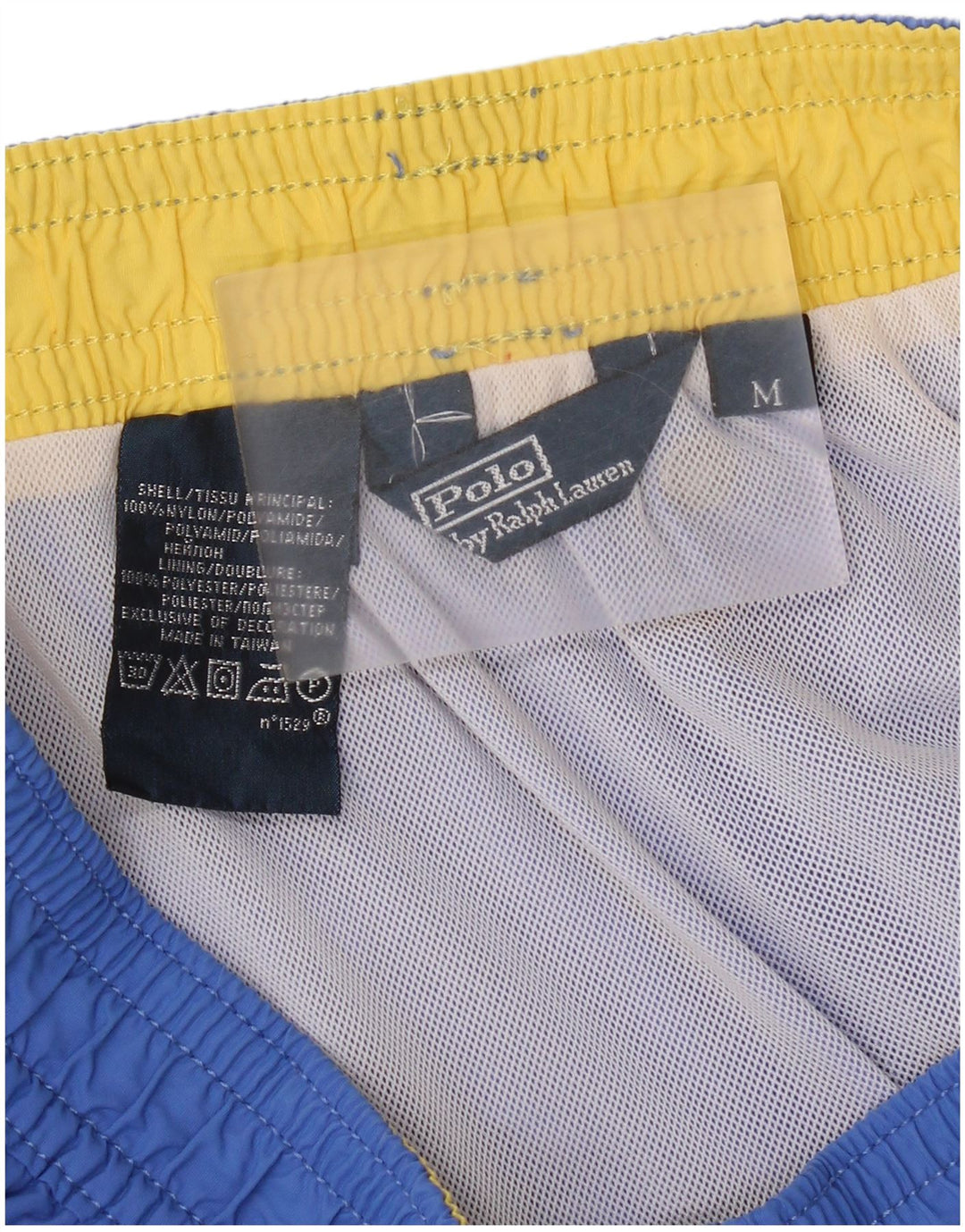 Ralph Lauren Short de bain homme en nylon bleu moyen