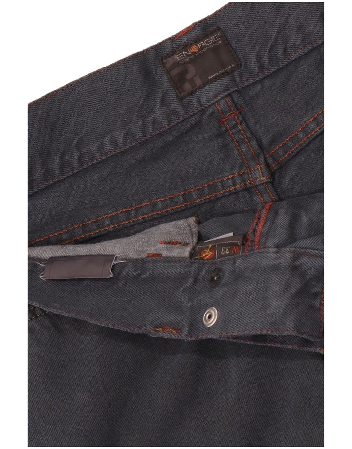 Energie Jean Flare Femme W33 L35 Bleu Marine Coton