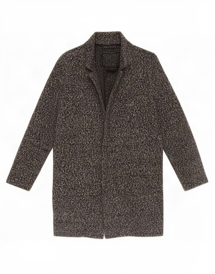 Marks & Spencer Pardessus pour femme UK 8 petit polyester moucheté gris