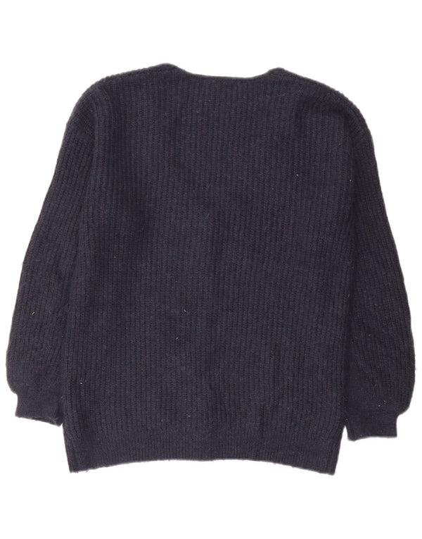 Marks & Spencer Pull cardigan surdimensionné pour femme UK 10 Small Bleu marine
