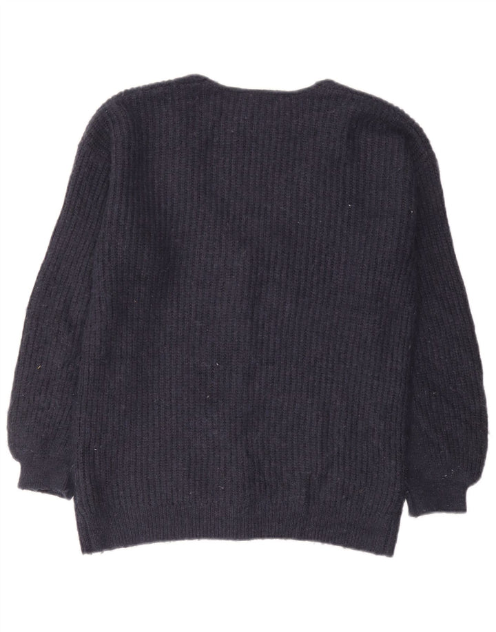 Marks & Spencer Pull cardigan surdimensionné pour femme UK 10 Small Bleu marine