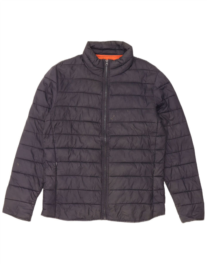 FAT FACE Veste matelassée pour homme UK 38 Medium Bleu Marine Nylon