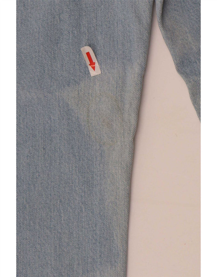 Zara Jean droit femme EU 40 Medium W30 L30 bleu coton