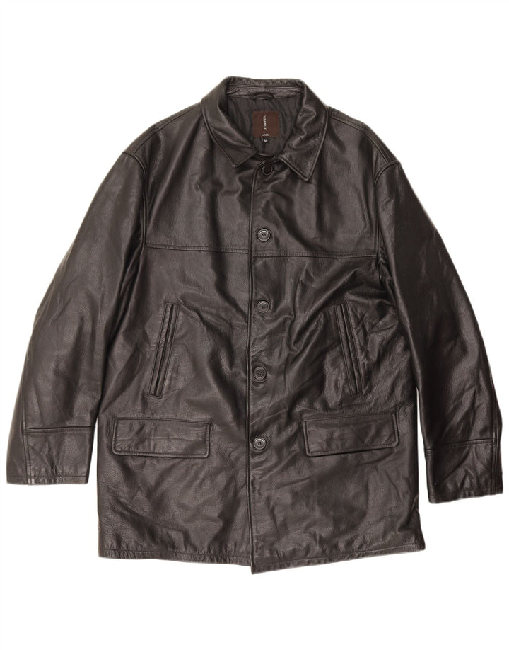 Conbipel Veste en Cuir Homme IT 50 Large Cuir Noir