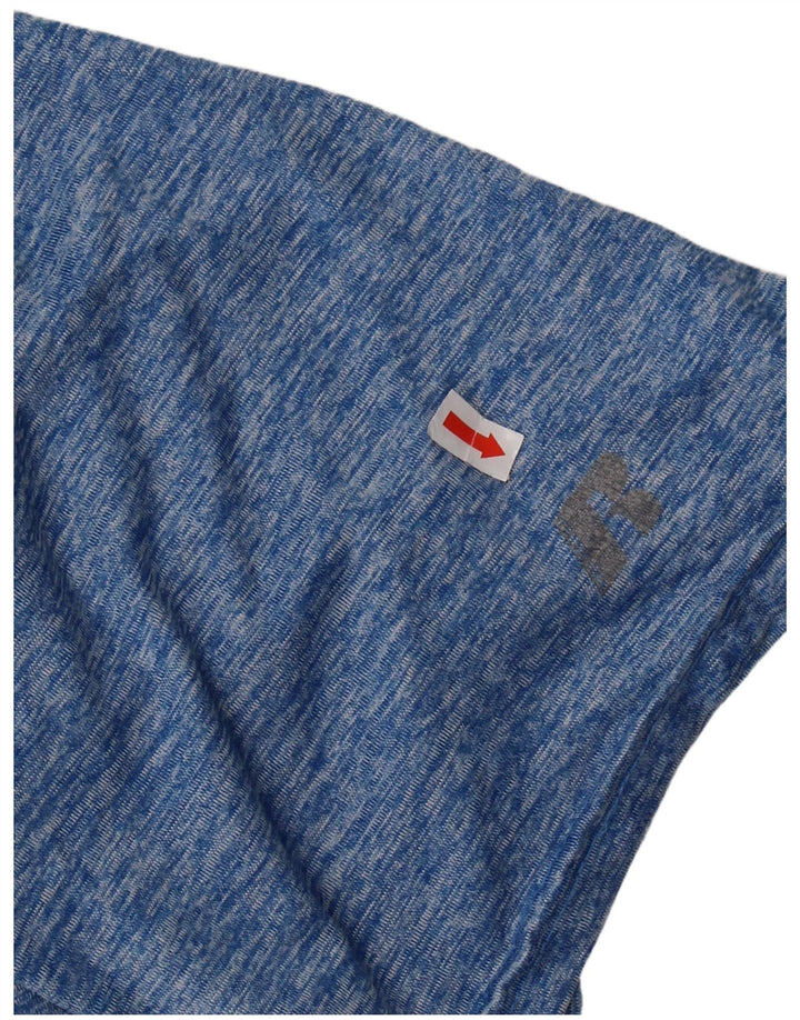 Russell Athletic T-Shirt Homme Top 2XL Bleu Moucheté Polyester