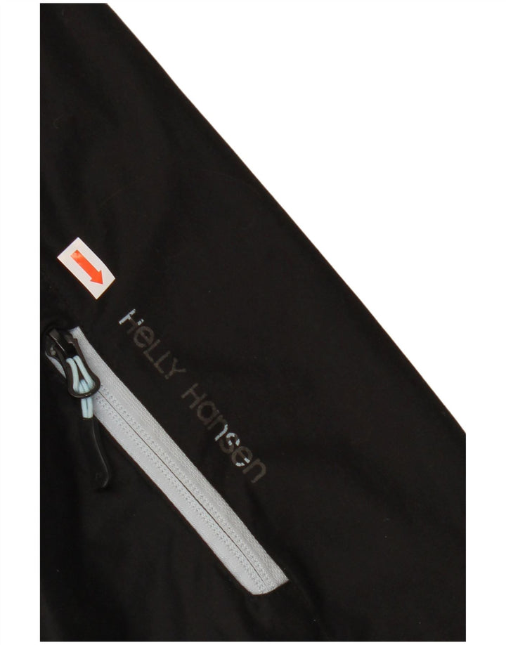 Helly Hansen Veste coupe-vent surdimensionnée à capuche pour femme UK 10 Small Noir