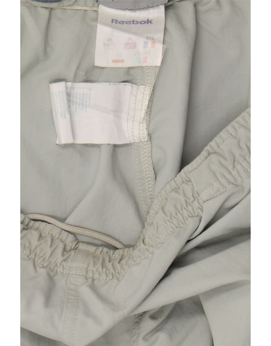 Reebok Bermuda Sport Short XL Homme Gris Nylon