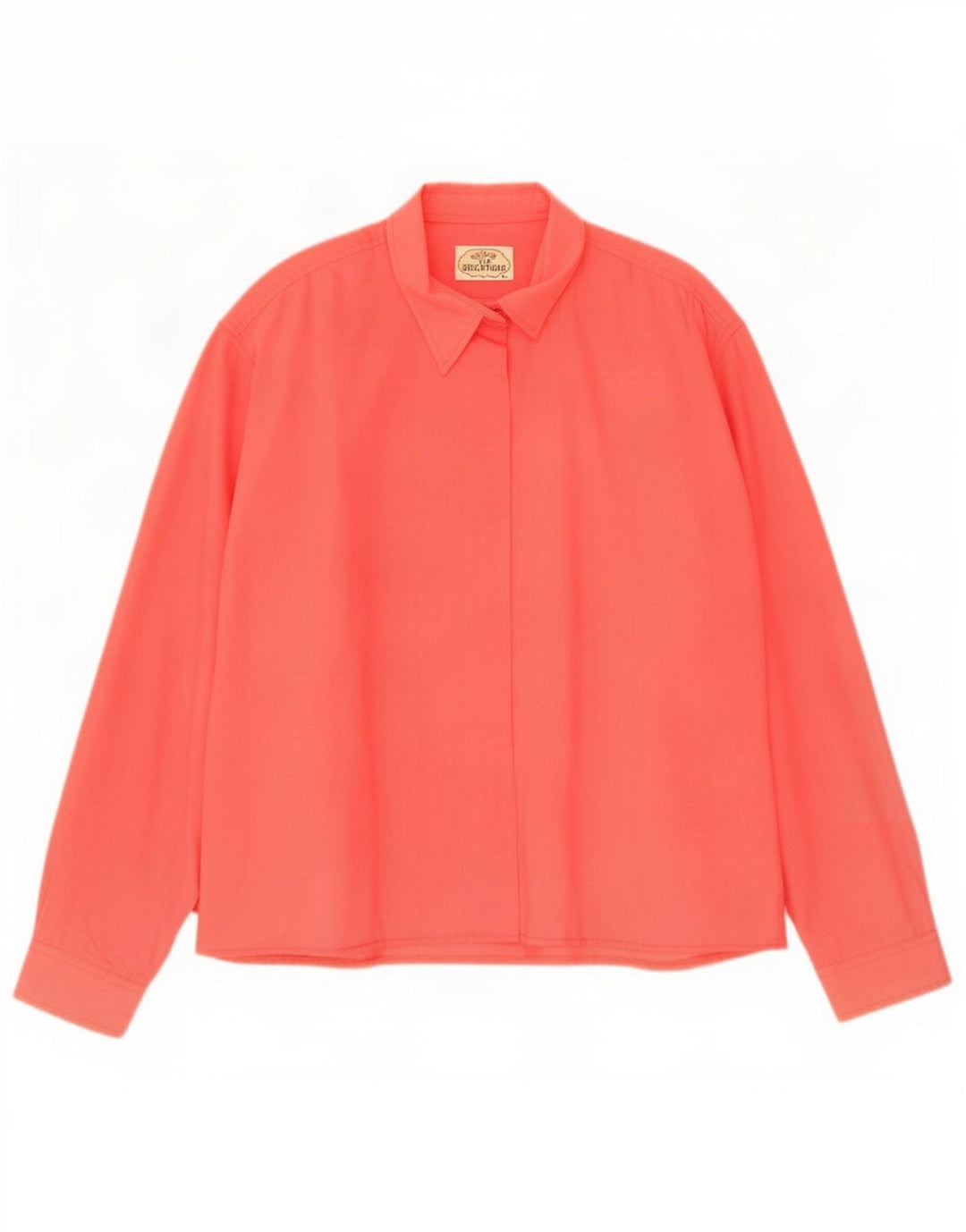 Chemise femme vintage UK 18 XL Rouge