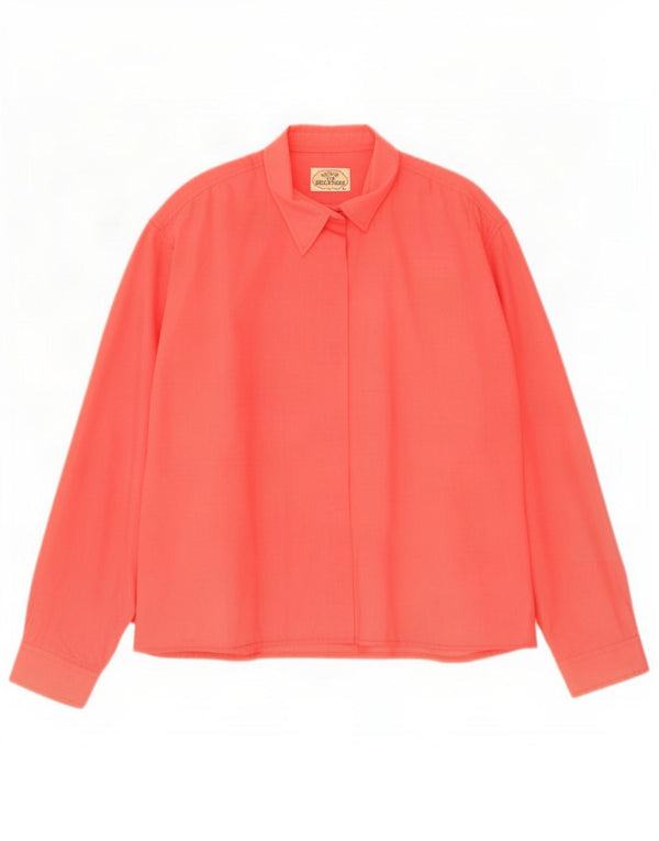 Chemise femme vintage UK 18 XL Rouge