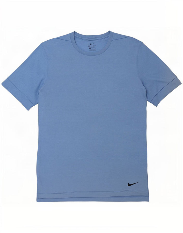 Nike Hommes Dri Fit T-Shirt Haut XL Bleu Polyester