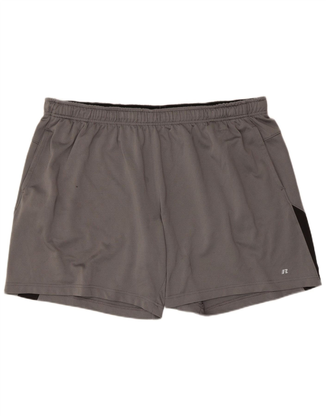 Russell Athletic Short de sport pour homme 2XL Gris Polyester