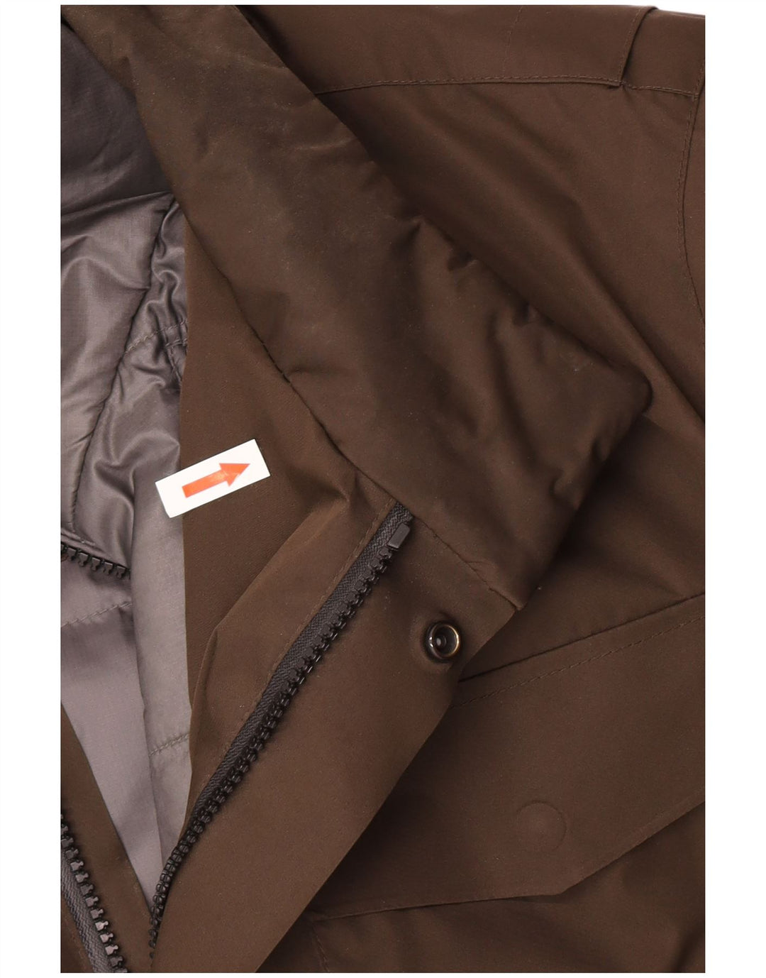 Massimo Dutti Veste matelassée pour homme UK 42 XL Marron Polyester