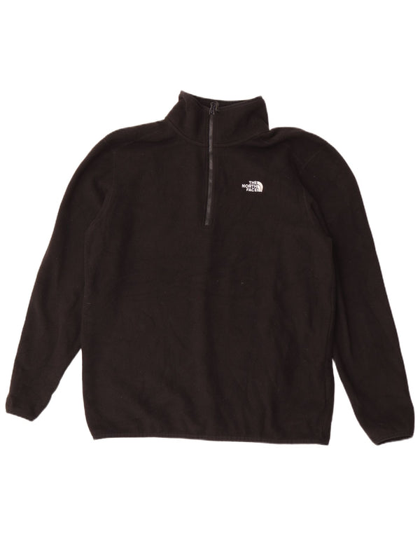 The North Face Pull polaire à col zippé pour homme XL Noir Polyester