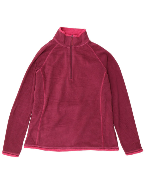 Mountain Warehouse Pull polaire à col zippé pour femme Violet moyen UK 12
