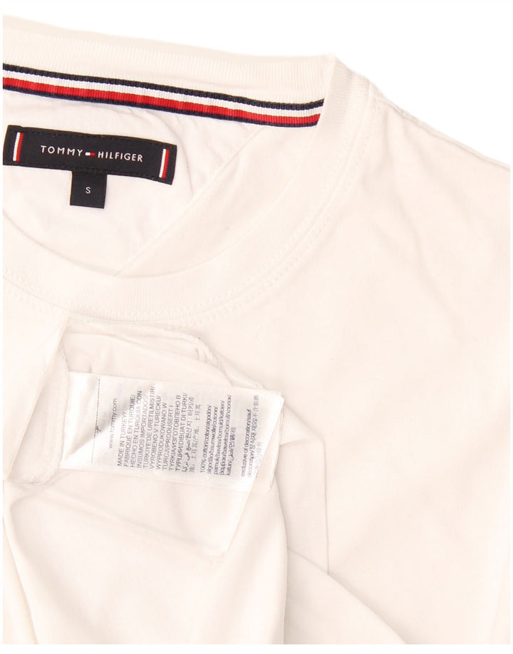 Tommy Hilfiger T-Shirt Homme Petit Blanc Coton