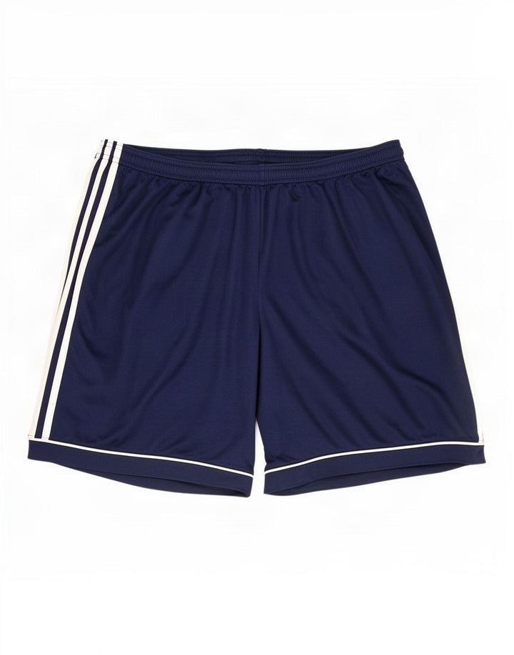 Adidas Short de sport Climalite pour homme 2XL Bleu marine Polyester