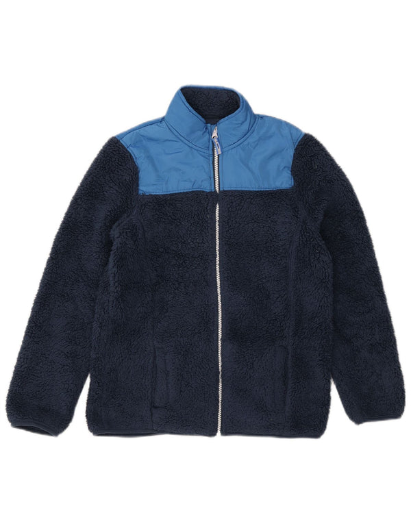MOUNTAIN WAREHOUSE Veste Polaire Garçon 12-13 ans Bleu Marine Colourblock