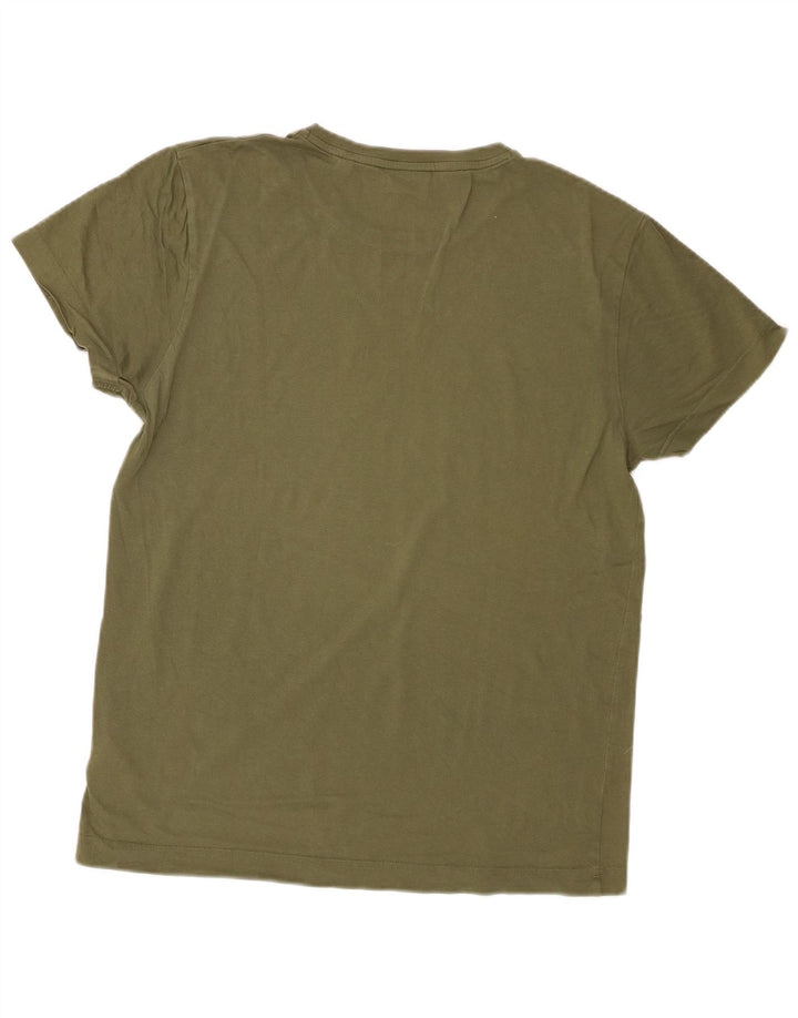 Gant T-Shirt Graphique Top Homme Kaki Moyen Coton