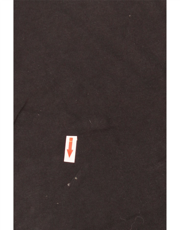 Nike T-shirt graphique pour homme en coton noir moyen