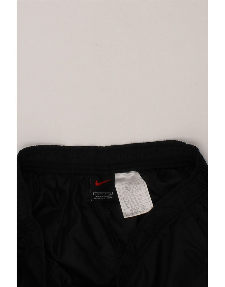 NIKE Womens Sport Shorts US 12/14 Large  Black Nylon Vintage Nike and Second-Hand Nike from Messina Hembry 