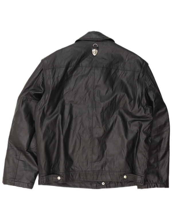 Piero Guidi Veste utilitaire pour homme UK 42 XL Noir