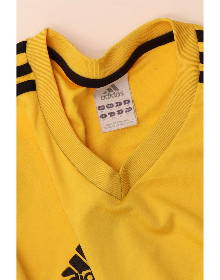 Adidas T-Shirt Climalite Homme Jaune Moyen Colourblock
