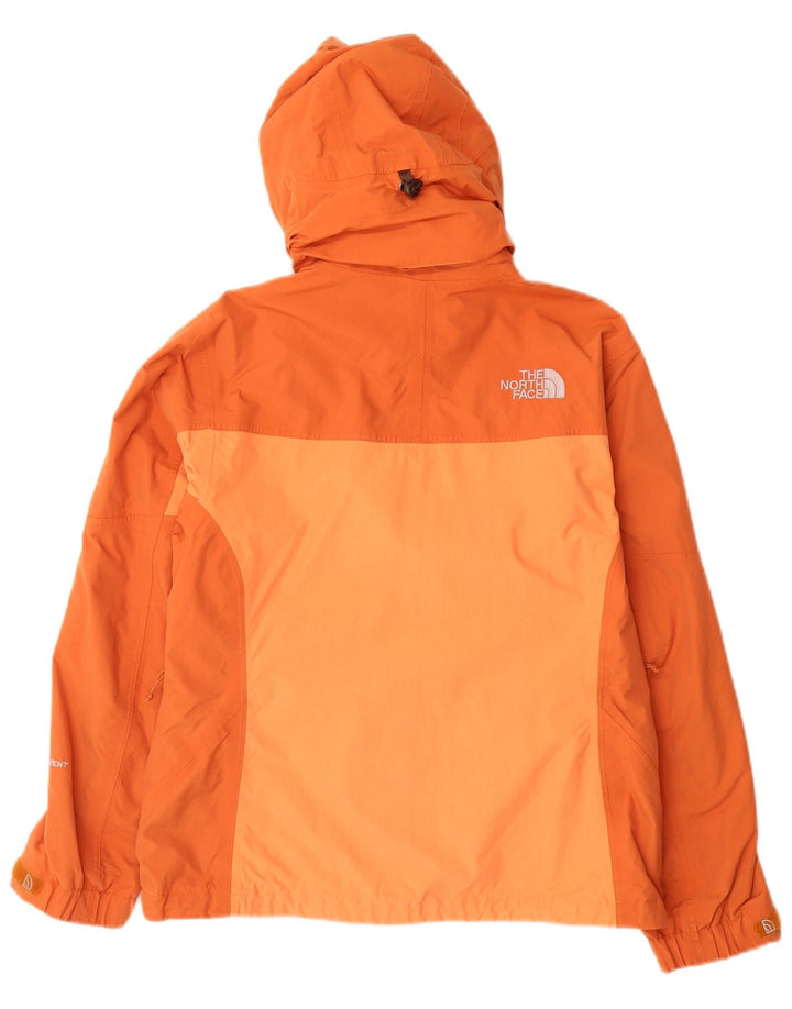The North Face Veste de pluie Hyvent pour femme UK 10 Small Orange Colourblock