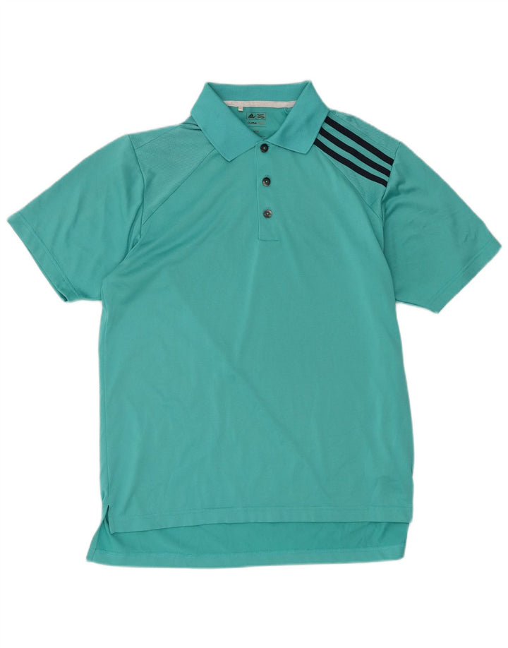 Adidas Polo Climacool Homme Turquoise Moyen Polyester