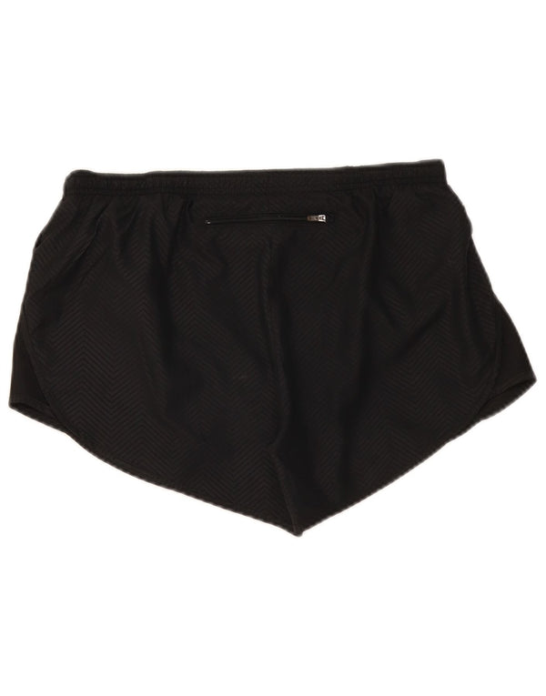 Nike Short de sport Dri Fit pour femme UK 14 Polyester Chevron Noir Moyen