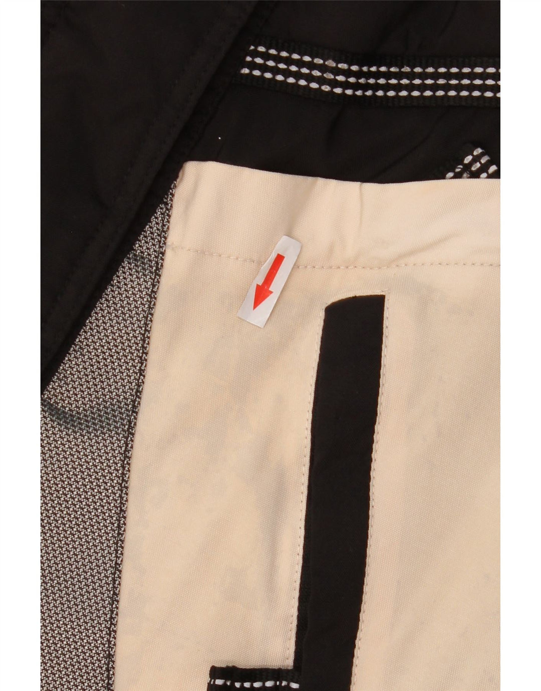 Sporting Veste de ski à capuche coupe ample pour homme IT 46 Small Blanc Colourblock