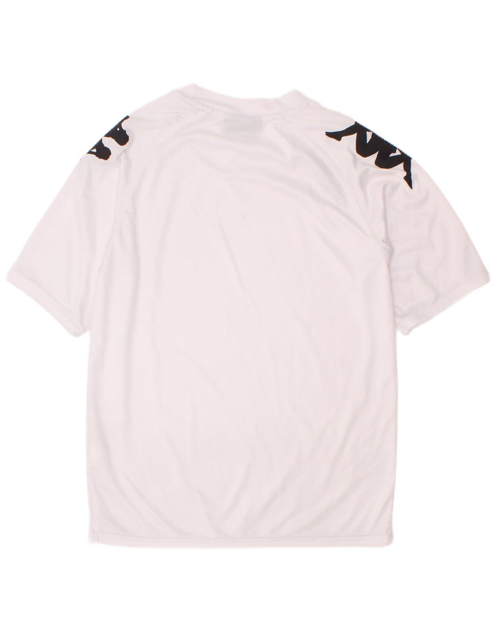 Kappa T-Shirt Graphique Garçon 9-10 Ans Blanc Polyester