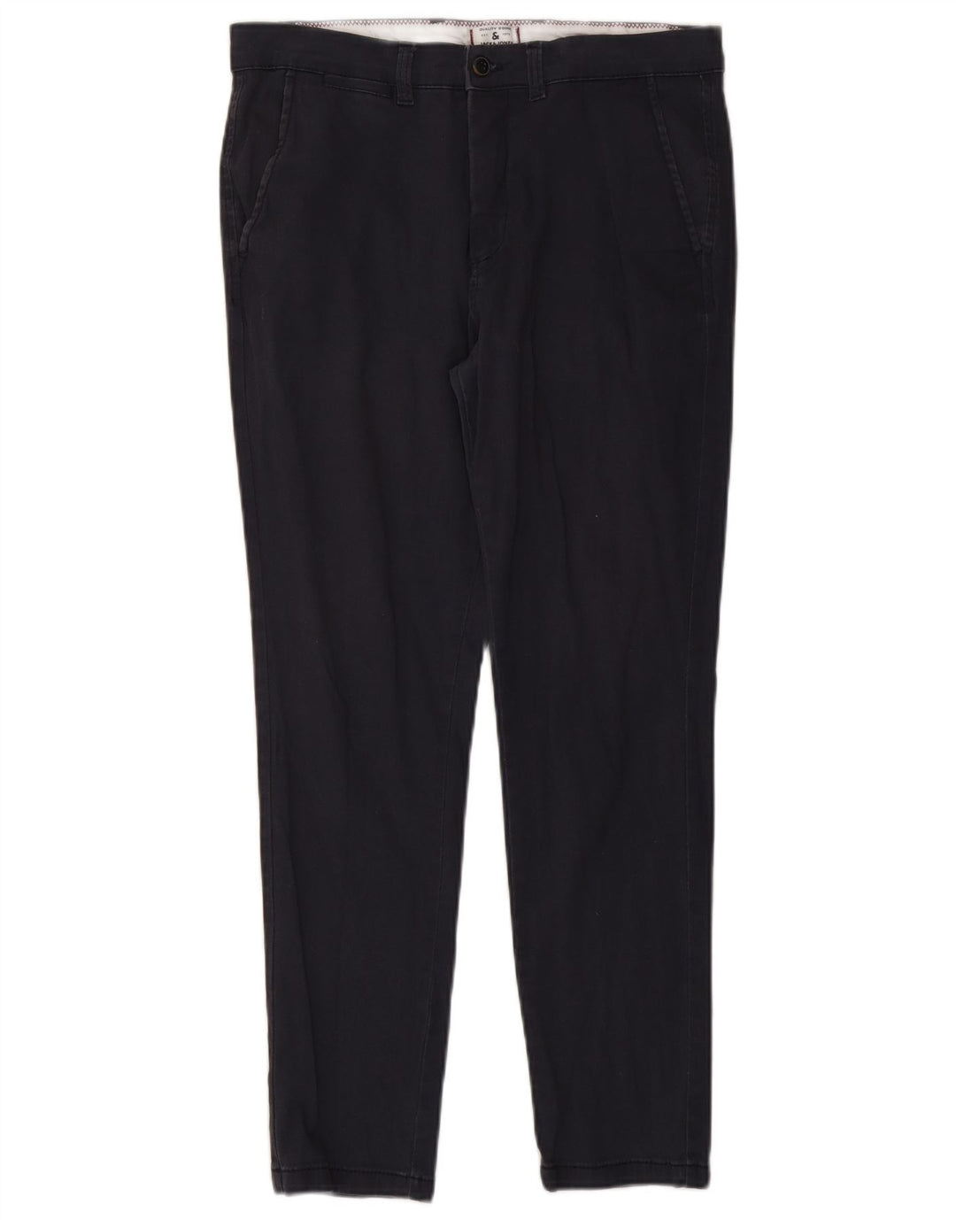 JACK & JONES Pantalon Chino Slim Homme W32 L28 Bleu Marine Coton