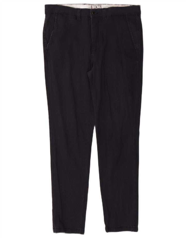 JACK & JONES Pantalon Chino Slim Homme W32 L28 Bleu Marine Coton