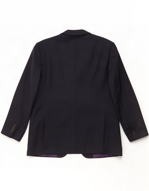 Marks & Spencer Veste blazer à 3 boutons pour homme UK 44 XL Bleu marine en laine