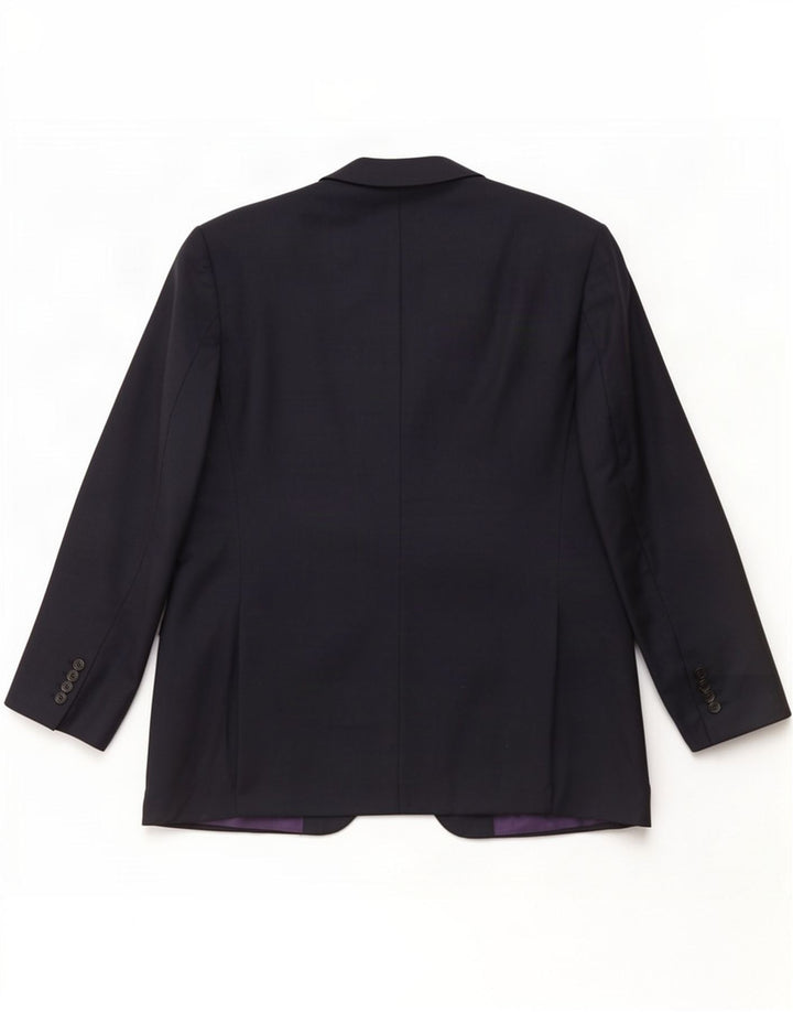 Marks & Spencer Veste blazer à 3 boutons pour homme UK 44 XL Bleu marine en laine