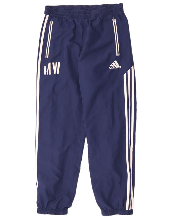 Adidas Pantalon de survêtement pour homme UK 38/40 Bleu marine moyen Sports