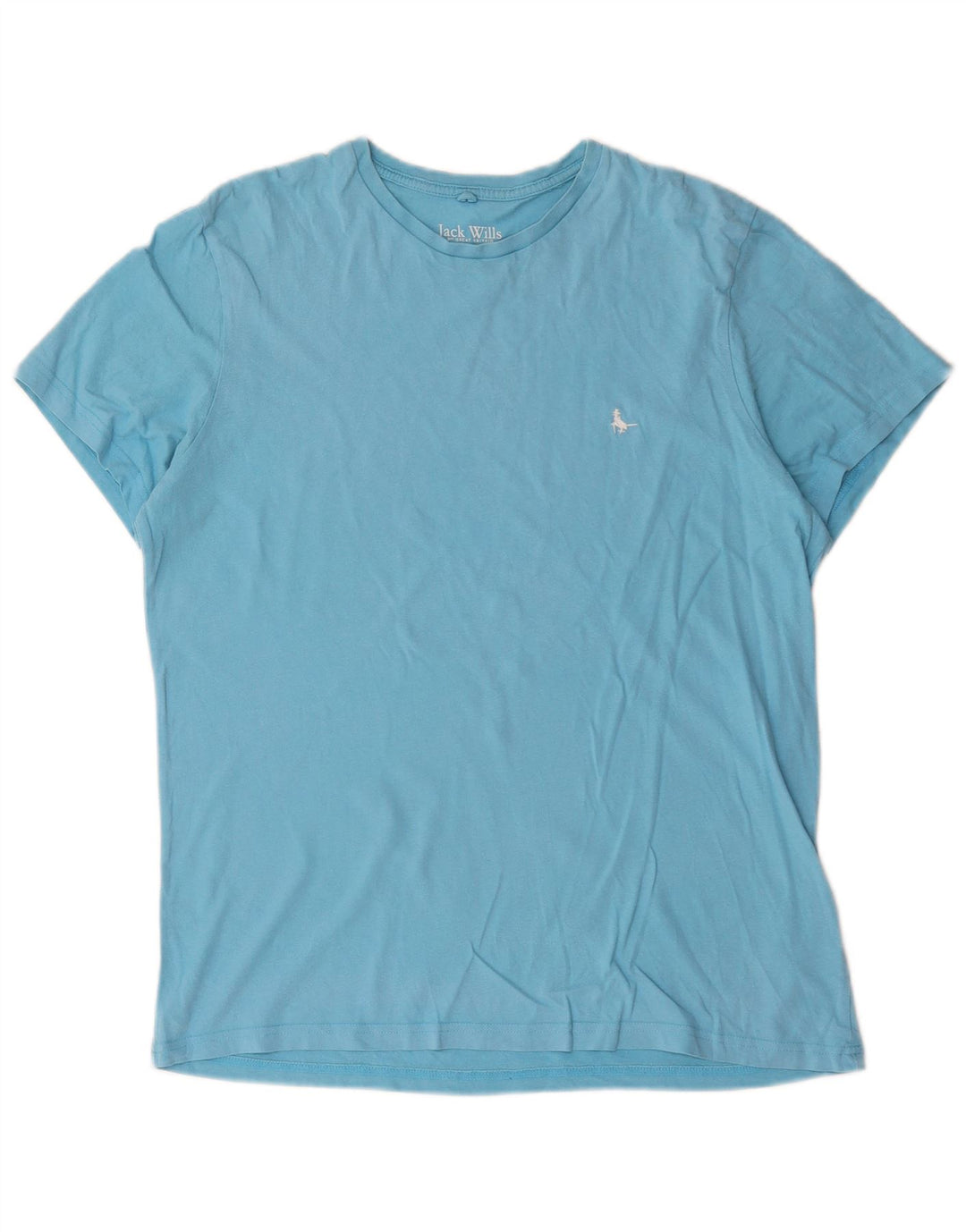Jack Wills T-shirt coupe classique pour homme en coton bleu moyen