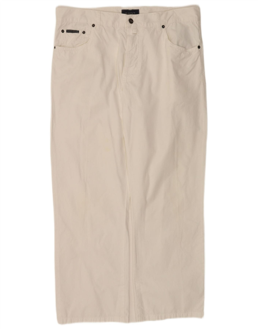 Gant Jeans Loose Homme W36 L28 Blanc Coton
